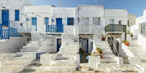 Images Dated 11th December 2018: Cycladic Architectural Styl in Chora, Folegandros, Cyclades, Greece