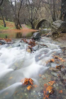 Troodos Prints: Cyprus, Troodos National Park, tzelefos bridge