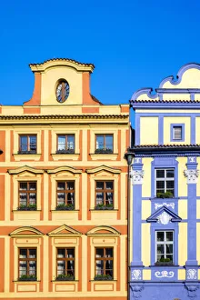 Czech Republic, Prague, Stare Mesto (Old Town). Baroque facades on Staromestske namesti