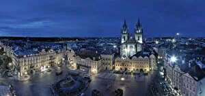 Images Dated 28th April 2011: Czech Republic, Prague, Stare Mesto (Old Town), Old Town Square and Church of our