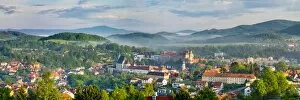 Images Dated 28th May 2016: Czech Republic, South Bohemian Region, Cesky Krumlov at dawn