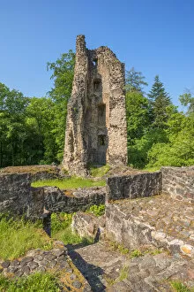 Images Dated 18th June 2020: Dagstuhl castle ruin at Wadern, Saarland, Germany