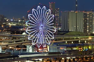 Images Dated 9th November 2011: Daikanransha Ferris Wheel at Toyota Mega Web, Odaiba, Tokyo, Japan