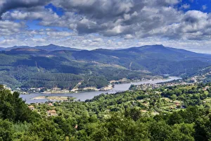 Tr And Xe1 Prints: Daivoes dam, river Tamega. Ribeira de Pena, Tras os Montes. Portugal