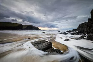 Images Dated 12th August 2021: Dalbeag beach, Isle of Lewis, Outer Hebrides, Scotland