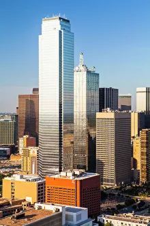 Dallas Prints: Dallas skyline, Texas, USA