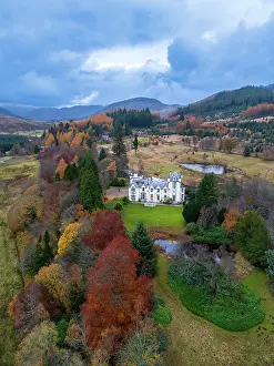 19th Century Prints: Dalnaglar Castle, Blairgowrie, Perthshire, Scotland, UK