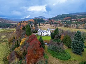 19th Century Prints: Dalnaglar Castle, Blairgowrie, Perthshire, Scotland, UK
