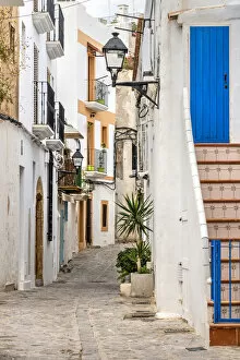 Images Dated 30th March 2020: Dalt Vila old town, Ibiza, Balearic Islands, Spain