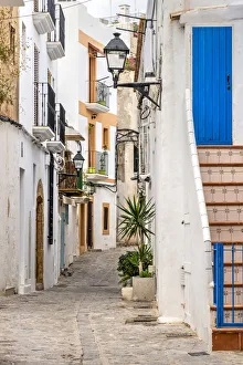 Images Dated 30th March 2020: Dalt Vila old town, Ibiza, Balearic Islands, Spain