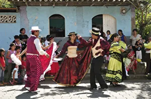 Crowds Gallery: Dancing at the Fiesta, Catarina, Nicaragua, Central America