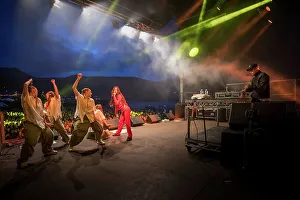 Crowd Gallery: The Danish singer Tessa performing at G! Festival in the village of Syðrugota. Island of Eysturoy