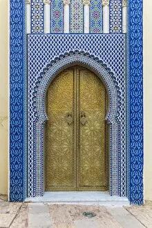 Morocco Collection: Dar el Makhzen, Royal palace gates, Fes, Morocco