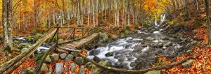 Emilia Romagna Prints: Dardagna waterfalls, Corno Alle Scale Regional Park, Lizzano in Belvedere, Bologna