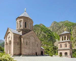Transcaucasia Prints: Dariali Monastery, Stepantsminda, Mtskheta-Mtianeti, Georgia
