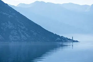 Dawn in The Bay of Kotor, Montenegro