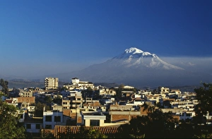 Early Prints: Dawn over Chimborazo, Ecuadors highest mountain at 6310m