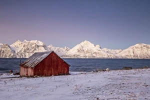 Fiord Prints: Dawn at Kafjord, Troms, Norway, Europe