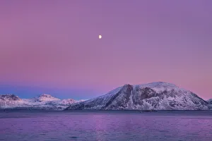 Ersfjordbotn Prints: Dawn on Kvaloya - Norway, Troms, Kvaloya, Ersfjordbotn