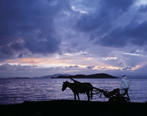 Images Dated 5th February 2009: Dawn at Lake Ziway
