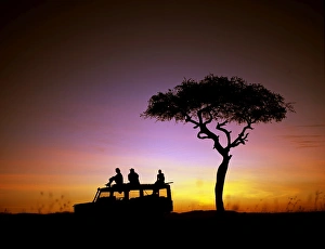 Orange Gallery: Dawn in the Mara, a time to stop and drink colour while on safari