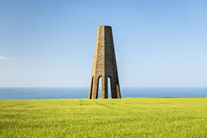 The Daymark tower, a navigational aid on the south coast, Dartmouth, Devon, England The Daymark tower, a navigational aid on the south coast, Dartmouth, Devon, England