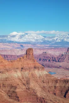 Moab Prints: Dead Horse Point State Park & La Sal Mountains, Utah, USA
