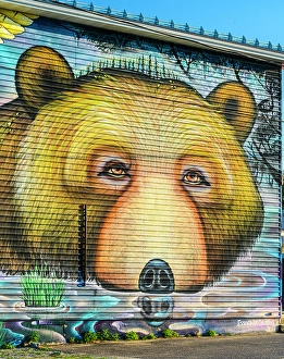 Murals Prints: Decor near the village park, Providence Bay, Ontario, Canada