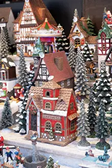 Shop Prints: Decorations for sale at a Christmas Market, Berlin, Germany