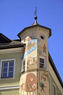 Decorative House in St. Gilgen, Salzburger Land, Austria, Europe