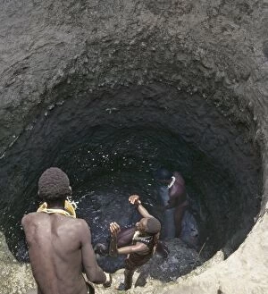 Maasai Tribe Collection: Deep Msai wells at Loibor Serrit