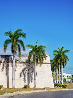 City Of Campeche Prints: Defensive Wall of the Old Town, Campeche City, Campeche State, Mexico