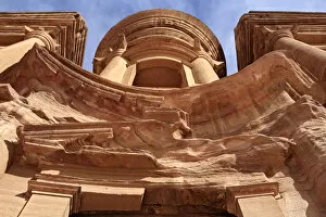 Images Dated 17th December 2009: The Deir sacred hall (late 1 century AD), Petra, Jordan