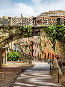 Via dell Acquedotto, Perugia, Umbria, Central Italy