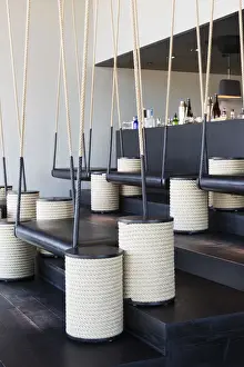 Denmark, Hillerod, Copenhagen. Sticks n Sushi Restaurant in the Tivoli Hotel