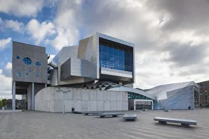Denmark, Jutland, Aalborg, Musikhuset, performing arts center, exterior