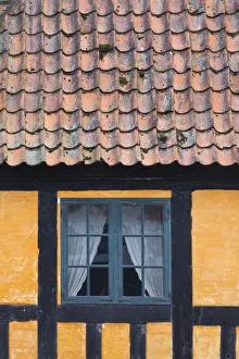 Denmark, Jutland, Aarhus, Den Gamle By, reconstructed Old Town, half-timbered buildings