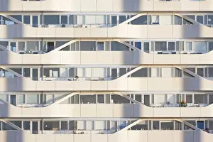 Jutland Prints: Denmark, Jutland, Aarhus, new waterfront marina housing area