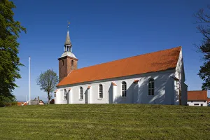 Denmark, Jutland, Ebeltoft, village church
