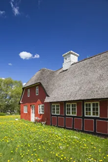 Denmark, Jutland, Hobro, farm buildings