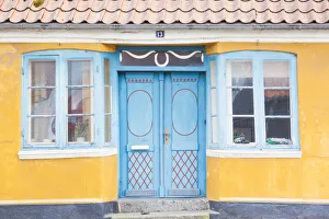 Denmark, Jutland, Ribe, building detail