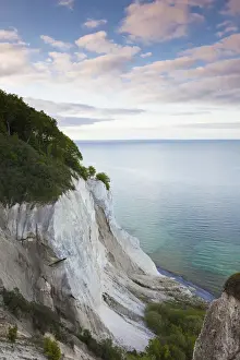Denmark, Mon, Mons Klimt, 130 meter-highchalk cliffs from above