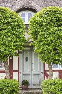 Danish Prints: Denmark, Tasinge, Troense, traditional Danish house