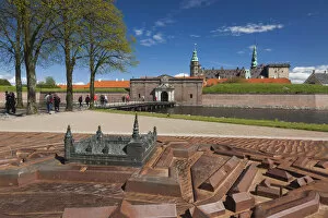 Scale Gallery: Denmark, Zealand, Helsingor, Kronborg Castle, also known as Elsinore Castle