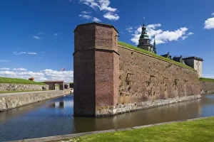 Denmark, Zealand, Helsingor, Kronborg Castle, also known as Elsinore Castle