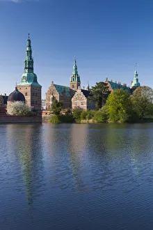 Denmark, Zealand, Hillerod, Frederiksborg Castle, exterior