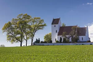 Denmark, Zealand, Kalvehave, Old Kalvehave Church
