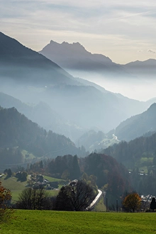 Vaud Prints: Dents du Midi from Le Sepey, La Grande Eau valley, Vaud, Switzerland