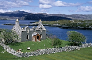 Western Isles Prints: Derelict croft
