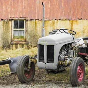 Derelict Prints: Derelict tractor on Isle of Harris, Outer Hebrides, Scotland